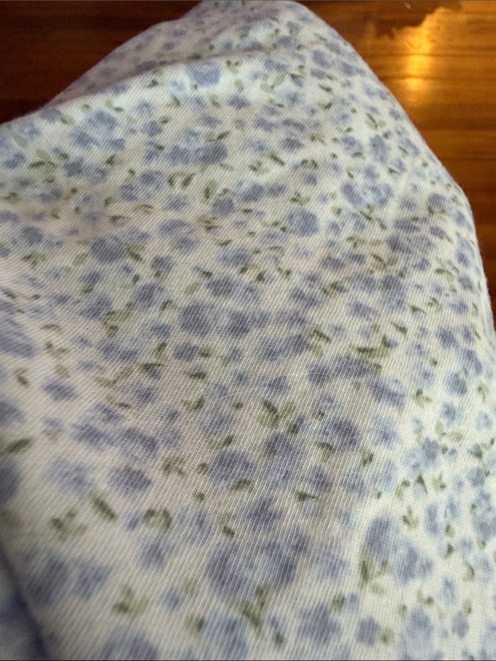 Blue Floral Laura Ashley Pajama Set